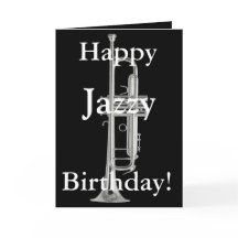 Happy Jazzy Birthday Card