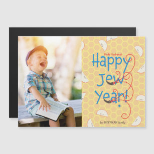 Happy Jew Year Rosh Hashanah Photo Card