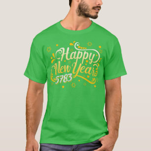 Happy Jewish New Year 5783 Rosh Hashanah 2022 Jewi T-Shirt