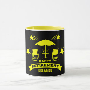 Happy Job Retirement Mug
