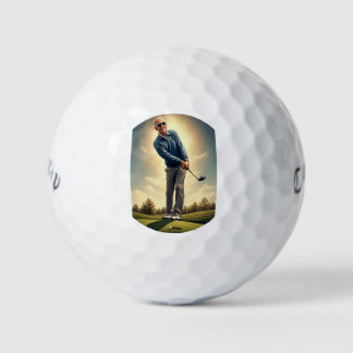 Happy Joe Biden  Golf Balls