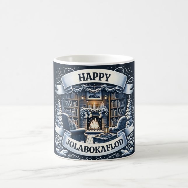 Happy Jolabokaflod Coffee Mug (Center)