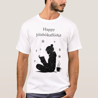 Happy Jolabokaflod – Icelandic Book Flood Gift T-Shirt