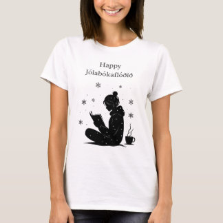 Happy Jolabokaflod – Icelandic Book Flood Gift T-Shirt