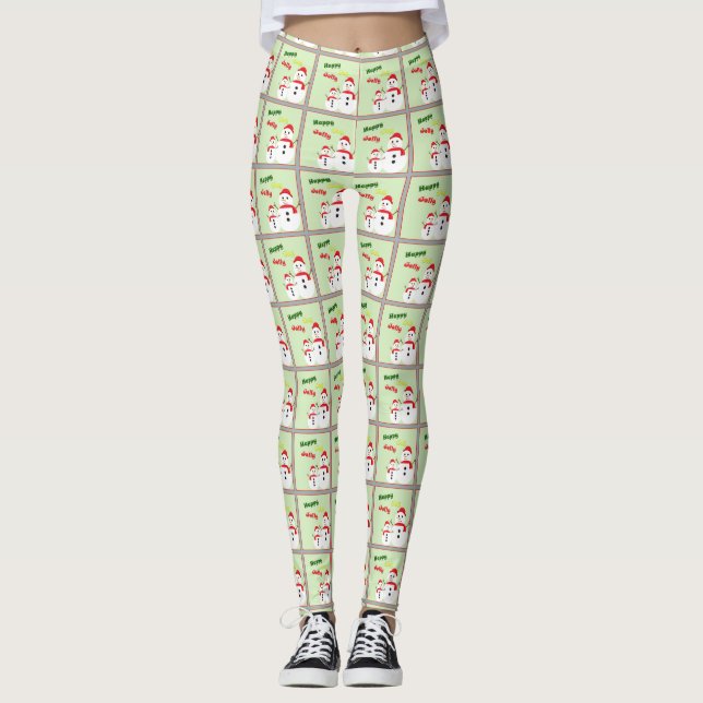 Happy Jolly Joy Leggings (Front)