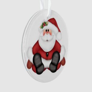happy jolly Santa Claus Ornament