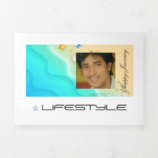 Happy Journey-LIFESTYLE Tri-Fold Card