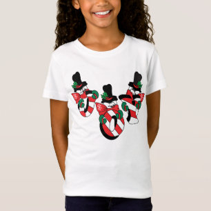 Happy Joy Snowmen Christmas T-Shirt