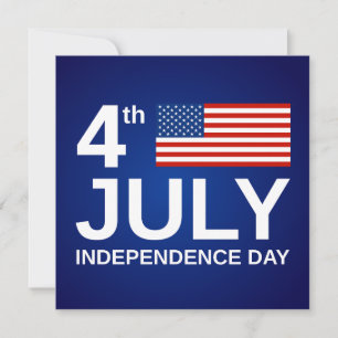 Happy July 4th  Holiday Card