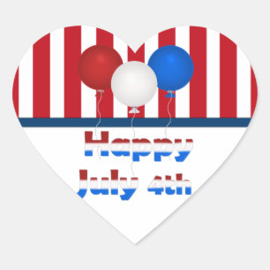 Happy July 4th Stickers