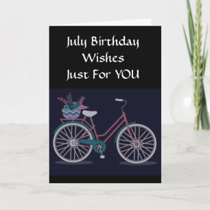 HAPPY *****JULY***** BIRTHDAY CARD