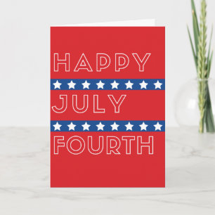 Happy July Fourth Card