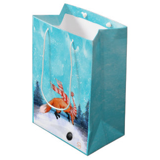 Happy Jumping Fox Gift Bag