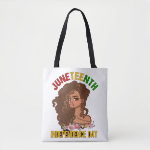 HAPPY JUNETEENTH 2025 TOTE BAG