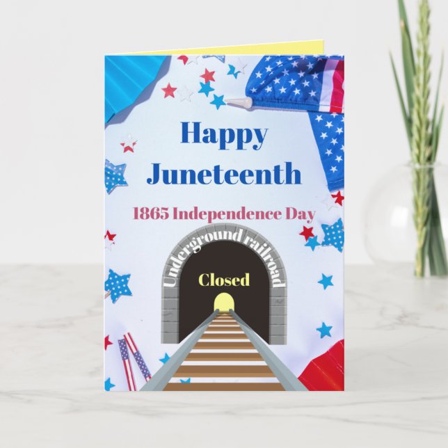 Happy Juneteenth Card (Front)