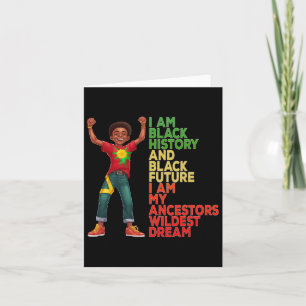 Happy Juneteenth Is My Independence Day Black Wome Card