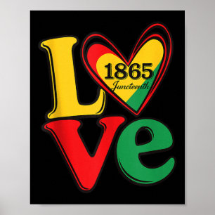 Happy Juneteenth Is My Independence Day Black Wome Poster