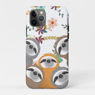 Happy Jungle Sloths iPhone 11 Pro Case