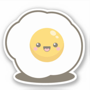 Happy Kawaii Fried Egg