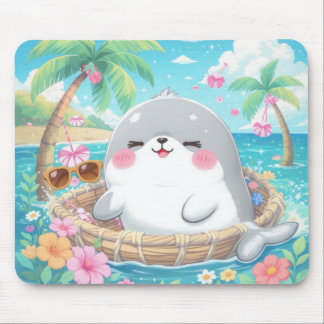 HAPPY KAWAII HAWAII MOUSE MAT