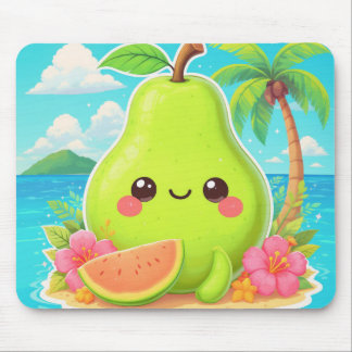 HAPPY KAWAII HAWAII MOUSE MAT