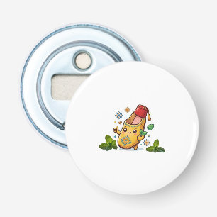 Happy Kawaii Moroccan Balgha - Traditional Yellow  Bottle Opener