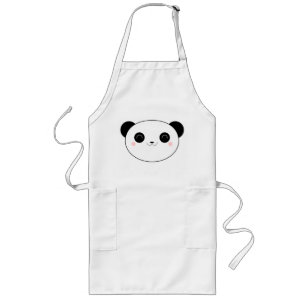 Happy Kawaii Panda Bear Apron