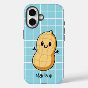 Happy Kawaii Peanut Cartoon – Cute Smiling Nut  iPhone 16 Case