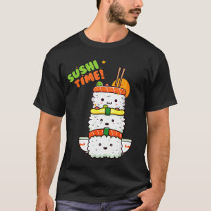 Happy Kawaii Sushi and Sunshine Ready for Summer T-Shirt