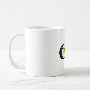 Happy Kawaii Sushi Rolls Coffee Mug