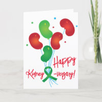 Happy Kidney-versary Customisable Card