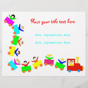 Happy Kids Train Flyer