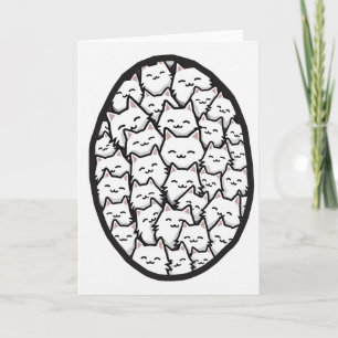 Happy Kitten Faces Card