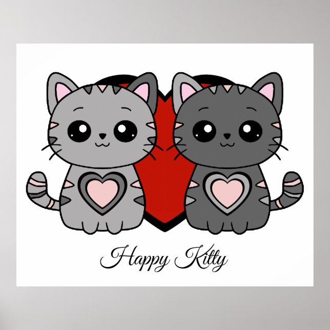 Happy Kitty 1 Poster (Front)
