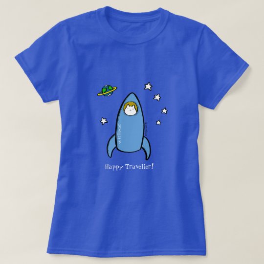 Happy Kitty Explores The Galaxy! T-Shirt