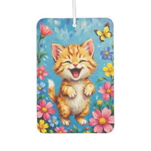 Happy Kitty Garden Car Air Freshener