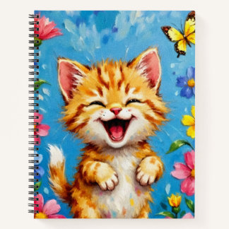 Happy Kitty Garden Notebook
