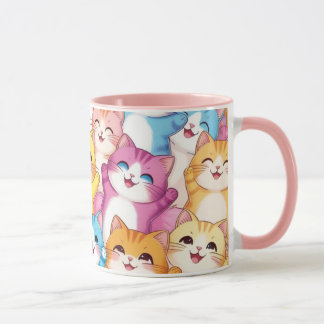 Happy kitty mug
