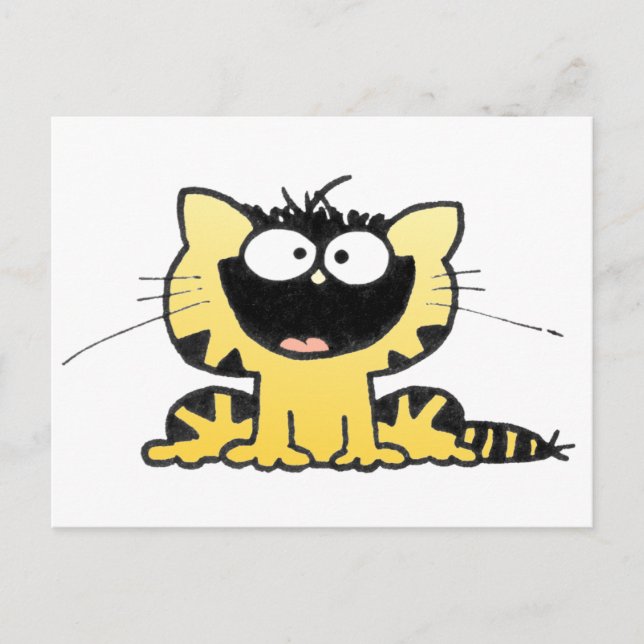 Happy-Kitty Postcard (Front)