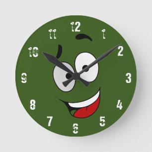 Happy Kook Art Clock - Wall Clock