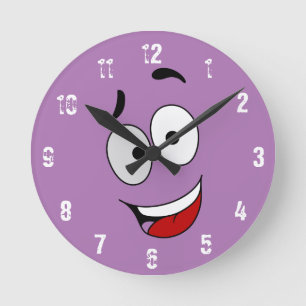 Happy Kook Art Clock - Wall Clock