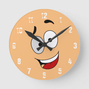 Happy Kook Art Clock - Wall Clock