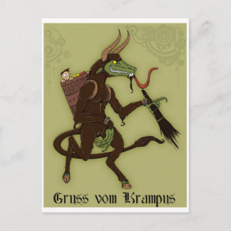 Happy Krampus Day! Postcard