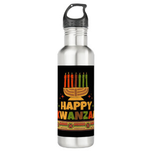 Happy Kwanzaa 710 Ml Water Bottle