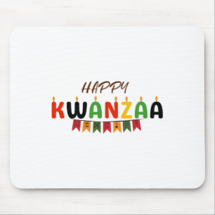 Happy Kwanzaa - 7 Principles Of Kwanzaa Tees  Mouse Mat