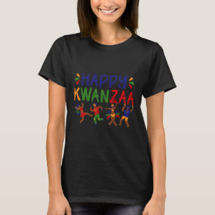 Happy Kwanzaa - African American Christmas Afro Wo T-Shirt