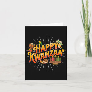 Happy Kwanzaa - African American Heritage Festival Card