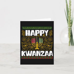 Happy Kwanzaa - African American Heritage Festival Card