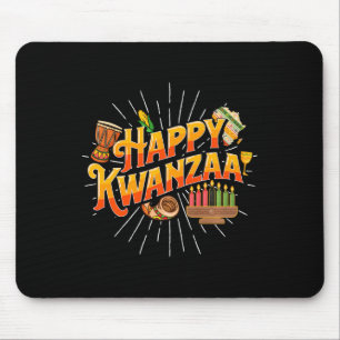 Happy Kwanzaa - African American Heritage Festival Mouse Mat