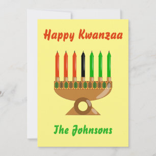 Happy Kwanzaa Beautiful Holiday Card
